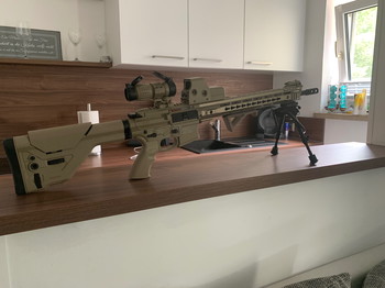 Afbeelding 2 van AIRSOFT DMR ICS AEG CXP MARS TAN