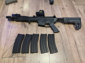 Afbeelding van Noveske N4 MWS Gen3 Gas BlowBack rifle  Grey  nozzel Ajastabel J CO2 mag