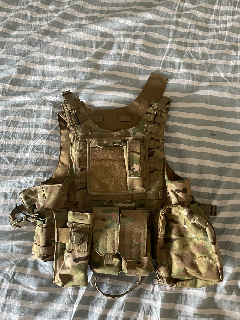 Image 1 for Multicam airsoft vest