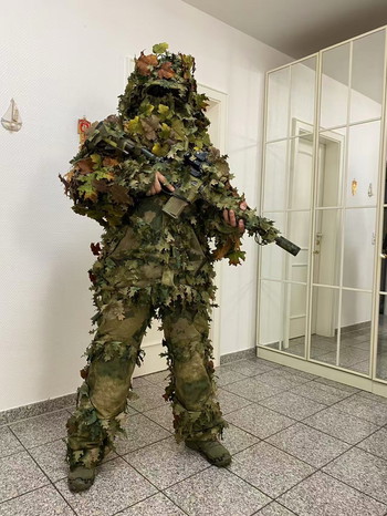 Bild 2 für Novritsch Modular 3D ghillie suits+gun cover + 3D leaf
