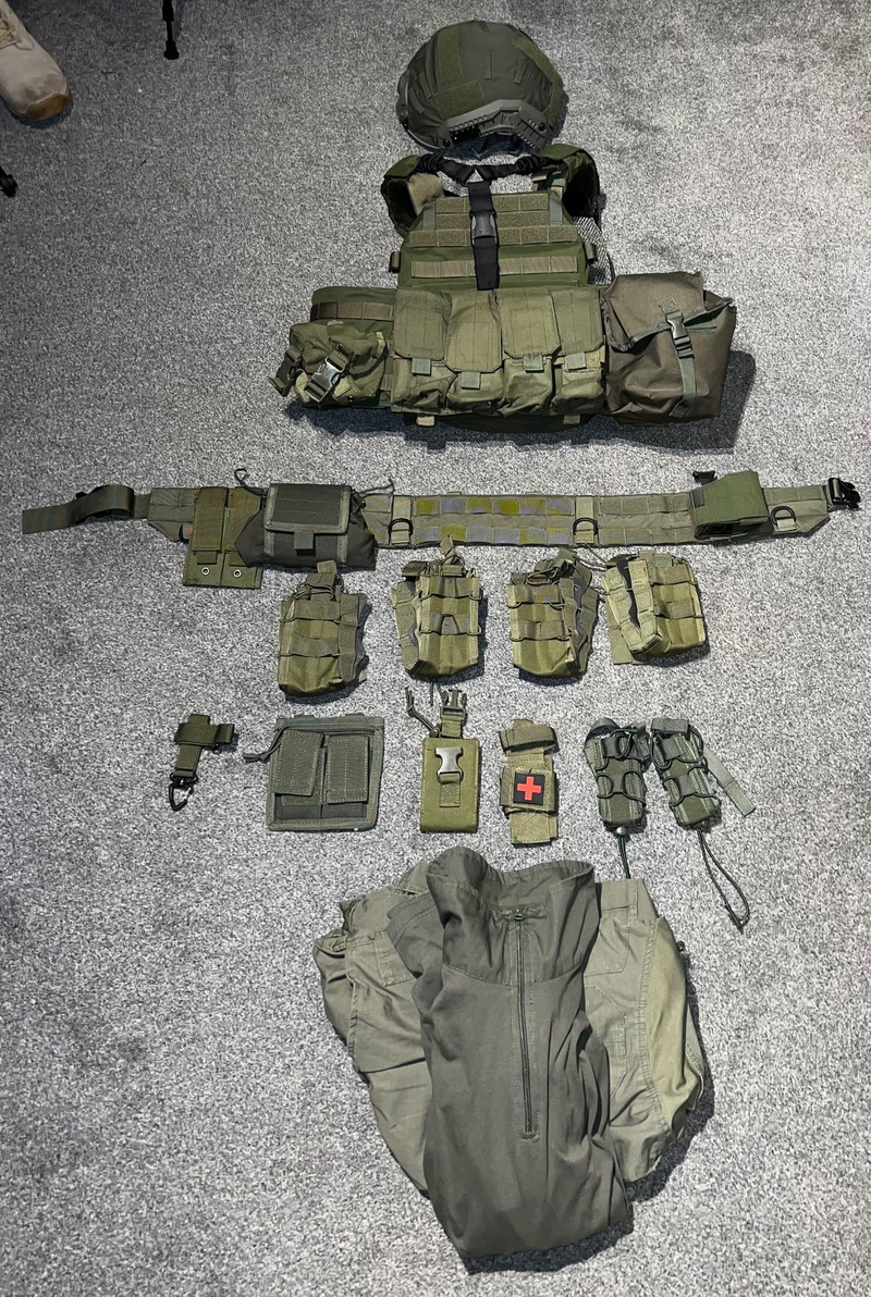 Afbeelding 1 van Warrior Assault Systems OD green complete uitrusting!