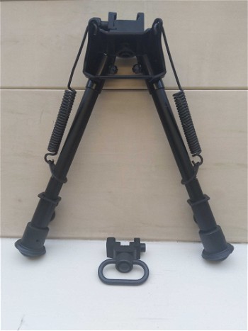 Image 2 for Bipod + Rifle Sling Swivel Mount Push Button Release.
