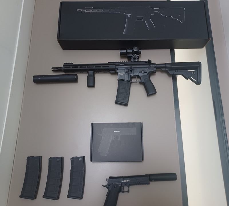 Image 1 for Airsoft set