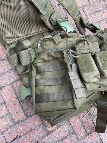 Image 4 for Condor Recon Chest Rig Olive Drab met extra pouches en rugzak