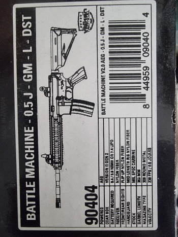 Bild 4 für Valken Tactical Battle Machine V2.0 AEG Airsoft max. 0,5J