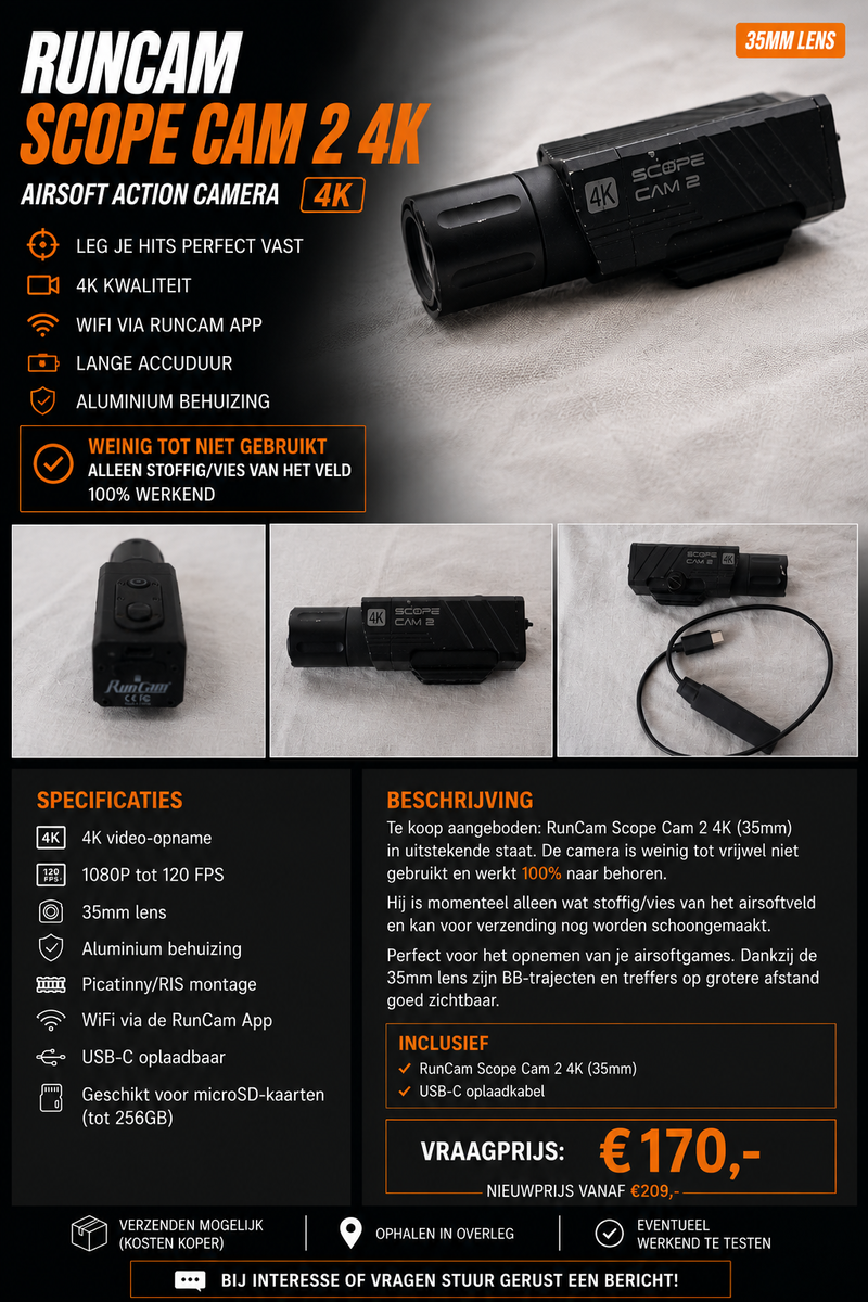 Image 1 for Runcam Scope cam 2 4K