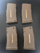 Image pour 4x SR-25 TAN Magazijnen | Leger jack |