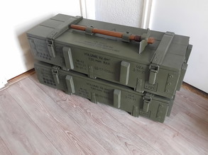 Imagen para Legerkisten 2 stuks pickaxe opgeknapt en mooi afgewerkt om airsoft gear in op te slaan