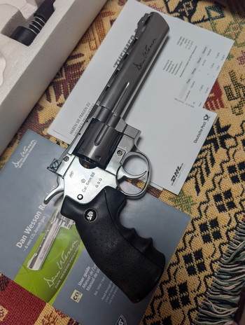 Image 3 for ASG Dan Wesson 6 Zoll 6mm BB CO2 Revolver chrom