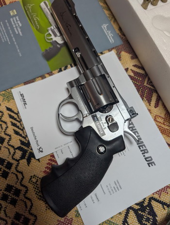 Image 4 for ASG Dan Wesson 6 Zoll 6mm BB CO2 Revolver chrom