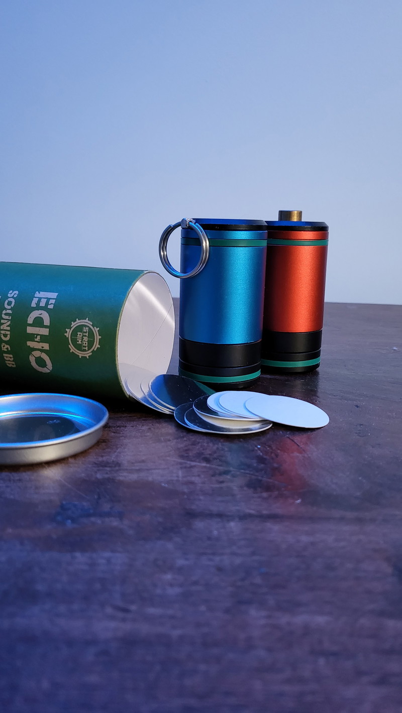 Image 1 for Strataim ECHO Impact Sound Grenade (RED and BLUE)