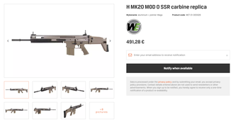 Image 2 for MK20 SSR DMR with accessories