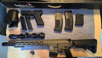Imagen 4 de Lancer Tactical LT-32 DMR + WE-tech GP1799 GBB pistol