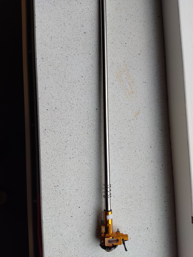 Image 1 for Nieuwe Lambda 6.05 precision barrel 363mm, Maxx ME pro hopup, flathopped madbull shark 60 degree bucking en prometheus flat nub