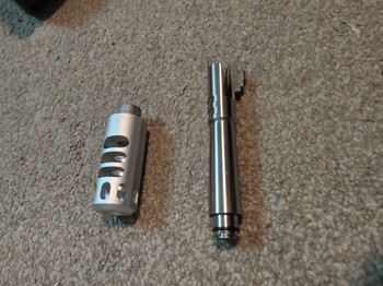 Bild 3 für Airsoft Masterpiece comp outer barrel + compensator voor hi capa