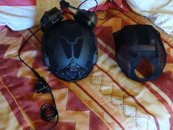 Afbeelding 2 van PTS MTEK FLUX with TAC SKY II headset + mount and PTT