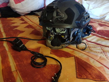 Afbeelding 4 van PTS MTEK FLUX with TAC SKY II headset + mount and PTT