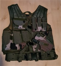 Afbeelding van Mil-Tec - USMC tactical vest CCE met koppelriem