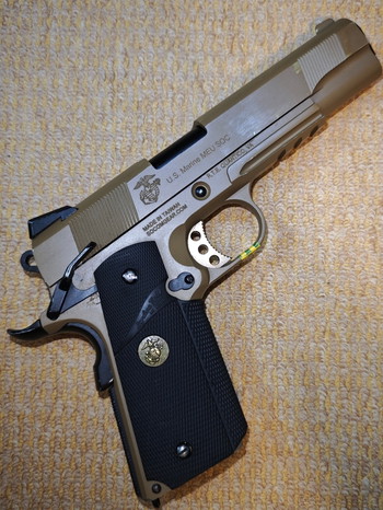 Image 2 pour Socom Gear WE Full metal 1911 Tan met 4 Magazijnen