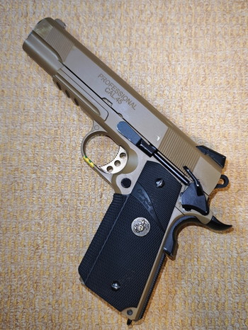 Image 3 pour Socom Gear WE Full metal 1911 Tan met 4 Magazijnen