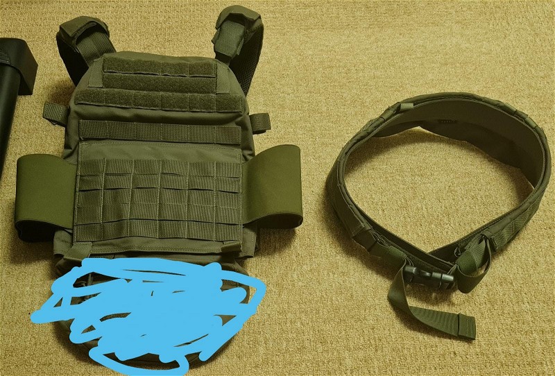 Image 1 for Warrior vest en crye belt