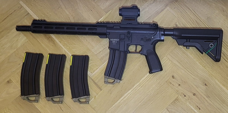 Bild 1 für Full metal Novritsch M4 / SSR4 with mags and red dot