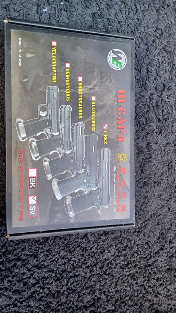 Image 4 for WE T-rex Hi-Capa zo goed als nieuw