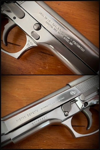 Afbeelding 4 van Beretta M92 silver (WE Gen2) full markings