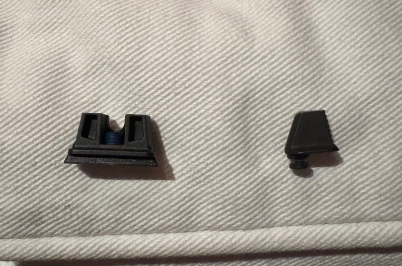 Image 1 for Strike Industries Glock MOS rasied Suppressor height steel Sights