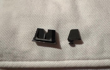Image 2 for Strike Industries Glock MOS rasied Suppressor height steel Sights