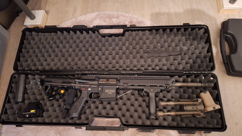 Afbeelding 1 van VERKOCHT - Mooie starters set te koop (HK 416 D en Tokyo Marui golden edition)