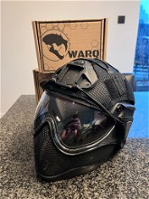 Image for Warq helm met clear lens + helmet cover!
