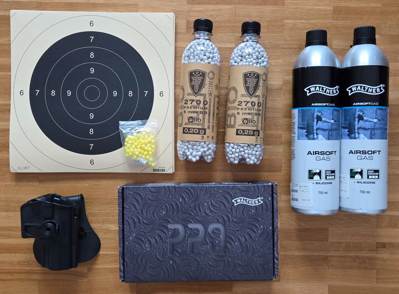 Image 1 for Umarex / Walther PPQ M2 Cal. 6 Gas Blow Back + Zubehör
