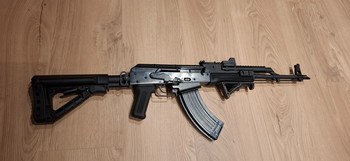 Bild 2 für Wei-ETech AK-74 PMC Vollmetall AWSS Open-Bolt Gas-Blow-Back 6mm BB