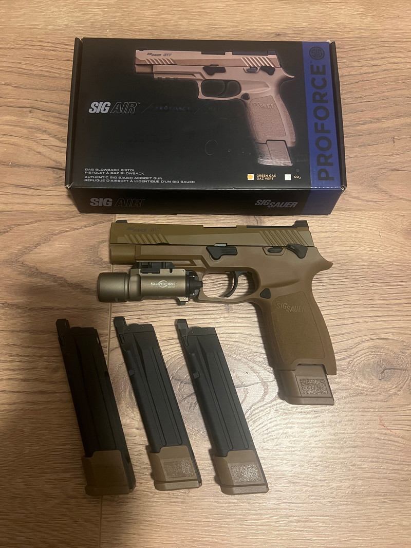 Image 1 for Sig Air Proforce Sig Sauer P320 M17 tan GBB/CO2