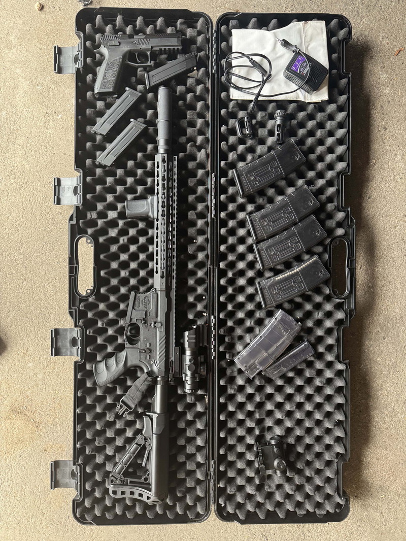 Bild 1 für Airsoft Komplettset mit G&G M4 & CZ-P09