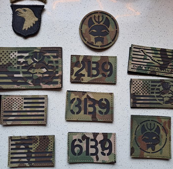 Image 2 pour Seal Team Bravo 6 patches set