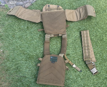 Afbeelding 2 van 101inc chest vest en battle belt in de kleur TAN