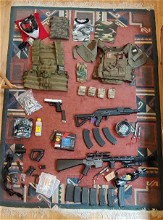 Image for Complete set! M4 HPA / AK74 CQB van G&G /  HK USP / 2x Body armour + Rugzak + Full face mask / Overig