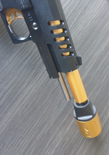 Image 4 pour Hi-Capa 5.1 Gold Match | GBB | Tokyo Marui met silencer  SLR