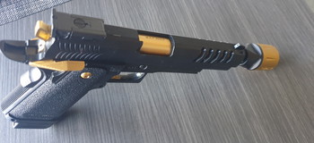 Image 5 pour Hi-Capa 5.1 Gold Match | GBB | Tokyo Marui met silencer  SLR