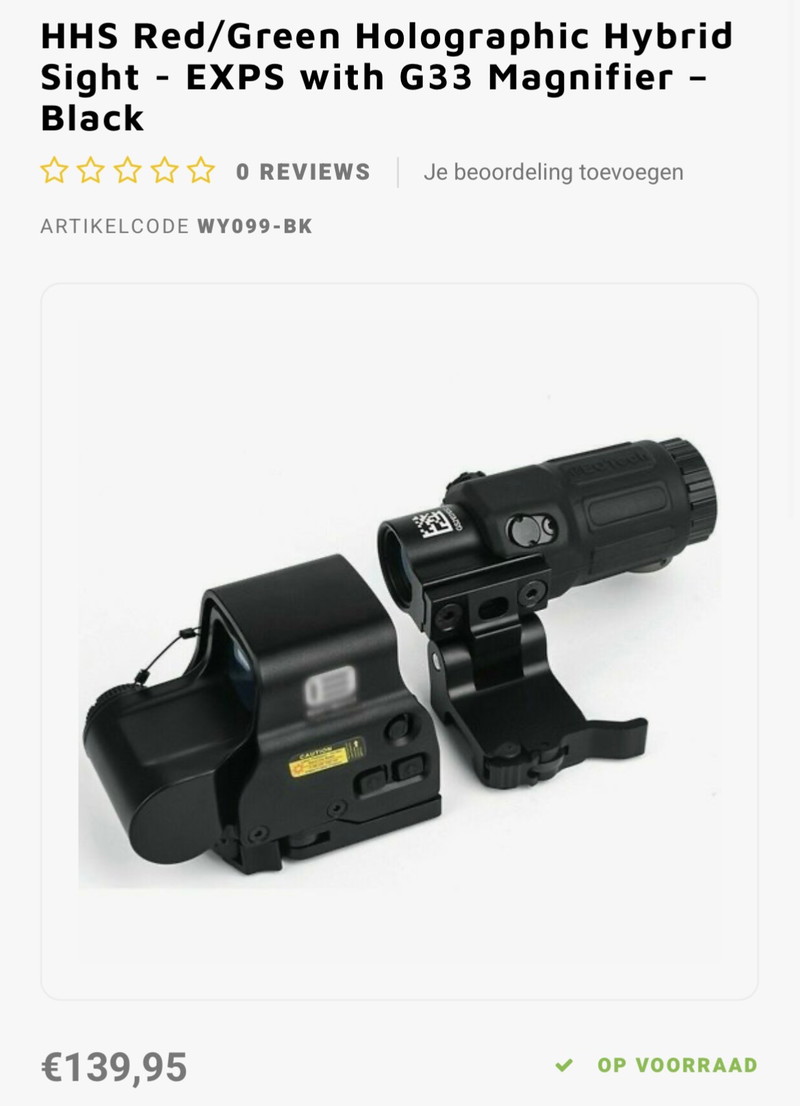 Imagen 1 de EOTECH holographic sight EXPS- with G33 Magnifier