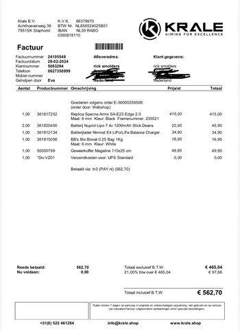 Bild 5 für gloednieuwe specna arms SA-E23 edge 2.0 incl koffer en accessoires