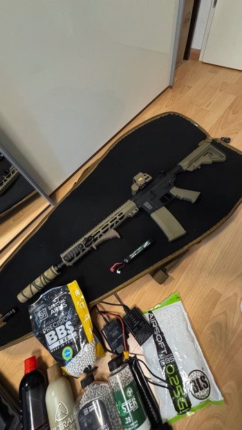 Image 3 for Airsoft Komplettset Specna Arms M4 Edge  Novritsch SSP18 + Plattenträger + Zubehör