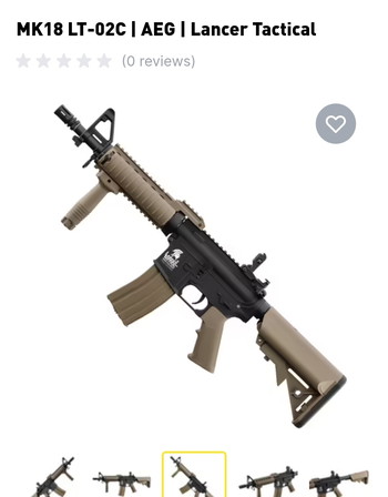 Afbeelding 2 van MK18 LT-02C | AEG | Lancer Tactical zgan