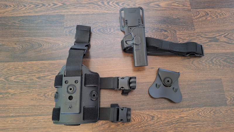 Imagen 1 de Amomax holster set glock 17