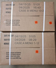 Afbeelding van Ameerikaanse leger rantsoenen(MRE)!!!