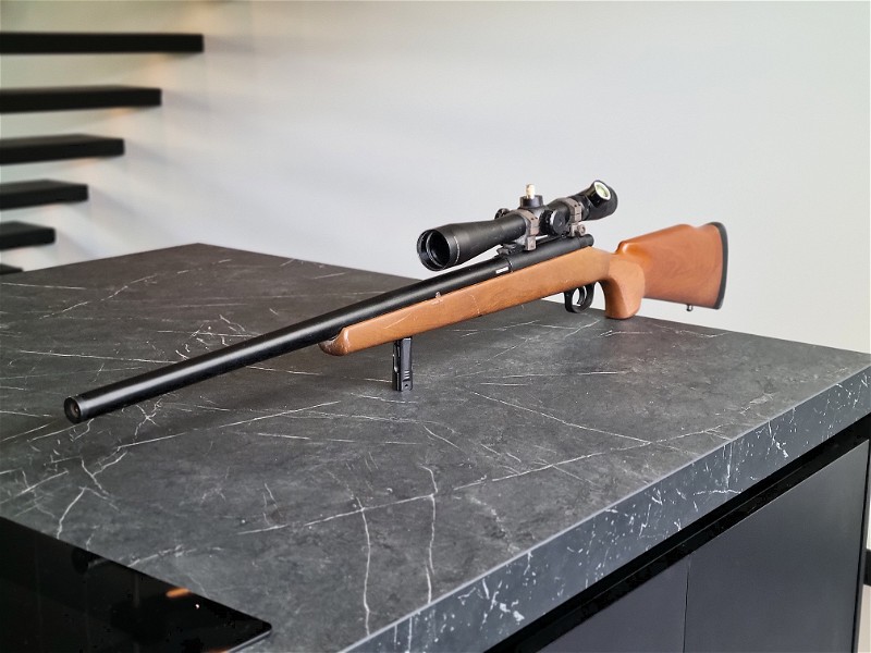Afbeelding 1 van JG376 Sniper met houtlook, scope en magazijn