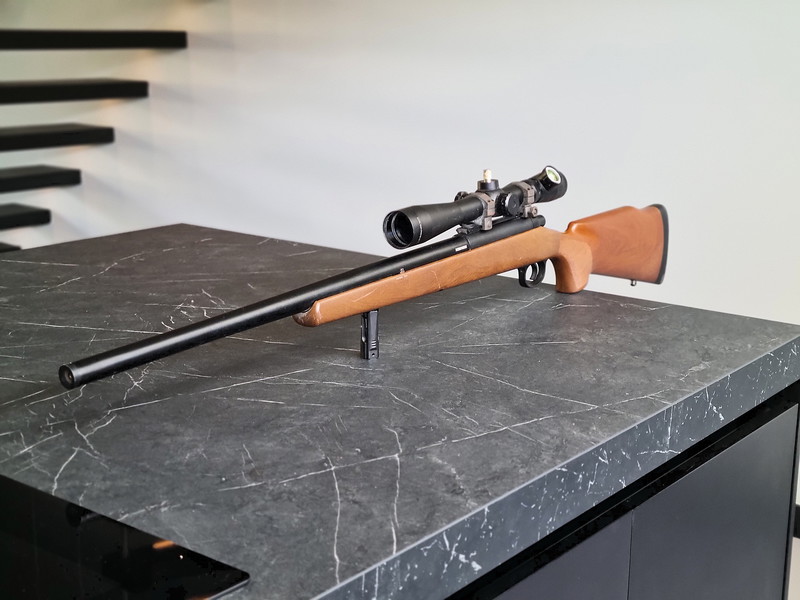 Imagen 1 de JG376 Sniper met houtlook, scope en magazijn