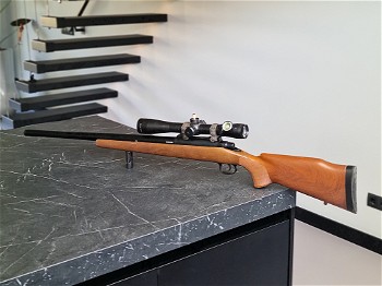 Afbeelding 3 van JG376 Sniper met houtlook, scope en magazijn